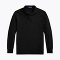 Mesh Long Sleeve Polo Shirt