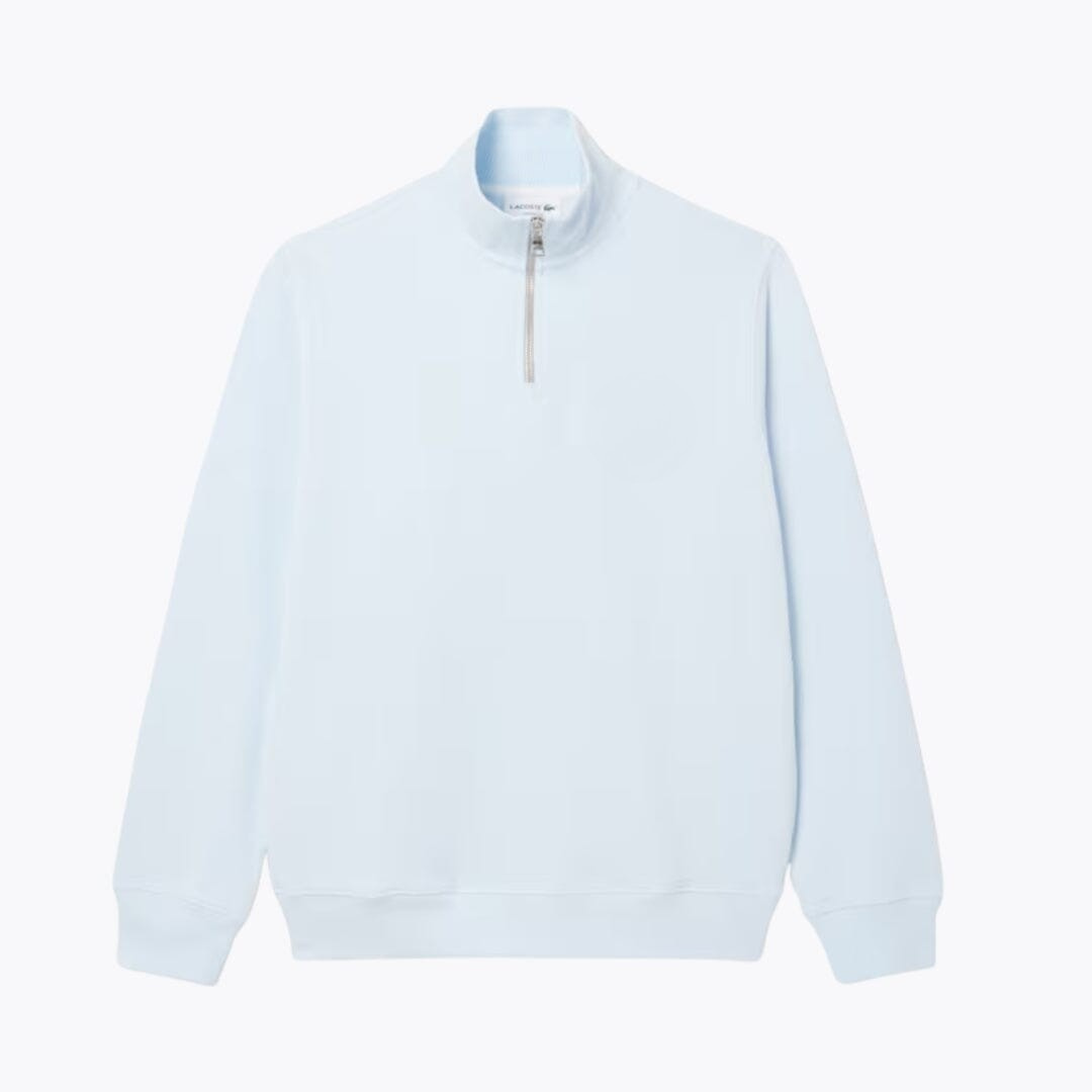 Zip-Up High Neck Sweatshirt