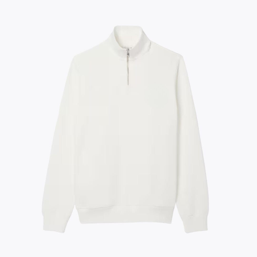 Zip-Up High Neck Sweatshirt